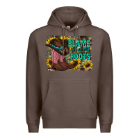 Coffee blame all on my roots Premium Hoodie - RacoonDesign