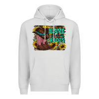 Dove Grey blame all on my roots Premium Hoodie - RacoonDesign