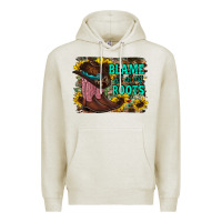 Oatmeal Heather blame all on my roots Premium Hoodie - RacoonDesign