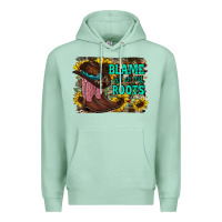 Seafoam blame all on my roots Premium Hoodie - RacoonDesign