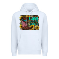 White blame all on my roots Premium Hoodie - RacoonDesign