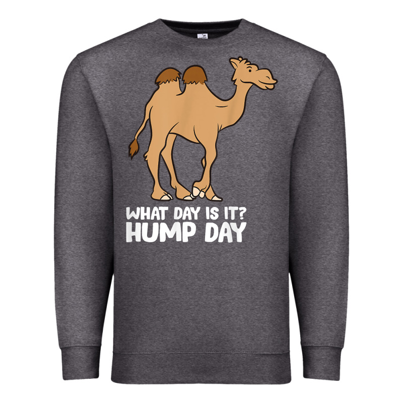 What Day Is It Hump Day Funny Camels Hump Day T Shirt Premium Sweatshirt by linhVisuals | Teevron