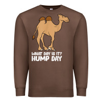 Chestnut what day is it hump day funny camels hump day t shirt Premium Sweatshirt - linhVisuals