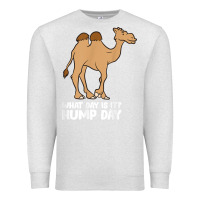 Oatmeal Heather what day is it hump day funny camels hump day t shirt Premium Sweatshirt - linhVisuals