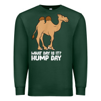Sports Green what day is it hump day funny camels hump day t shirt Premium Sweatshirt - linhVisuals