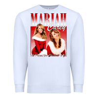 White Mariah Carey Vintage Premium Sweatshirt - linhVisuals