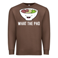 Chestnut what the pho vietnamese pho t shirt Premium Sweatshirt - linhVisuals