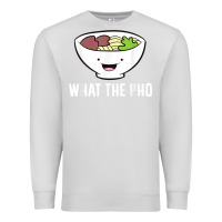 Dove Grey what the pho vietnamese pho t shirt Premium Sweatshirt - linhVisuals
