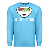 Ocean Blue what the pho vietnamese pho t shirt Premium Sweatshirt - linhVisuals
