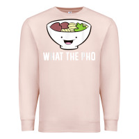Pale Pink what the pho vietnamese pho t shirt Premium Sweatshirt - linhVisuals