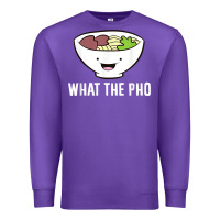 Purple what the pho vietnamese pho t shirt Premium Sweatshirt - linhVisuals