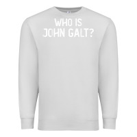 Dove Grey who is john galt libertarian and book quote t shirt Premium Sweatshirt - linhVisuals