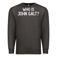 Smoke who is john galt libertarian and book quote t shirt Premium Sweatshirt - linhVisuals