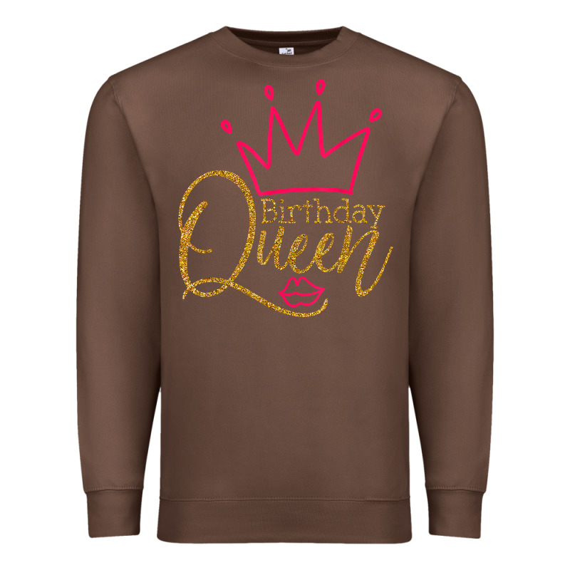 Birthday Queen Shirt, Womens Birthday Shirt, Birthday T Shirt Premium Sweatshirt by linhVisuals | Teevron