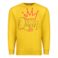 Lemon birthday queen shirt, womens birthday shirt, birthday t shirt Premium Sweatshirt - linhVisuals