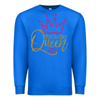 True Royal birthday queen shirt, womens birthday shirt, birthday t shirt Premium Sweatshirt - linhVisuals