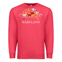 Cardinal retro maryland crab state flag vintage travel tank top Premium Sweatshirt - linhVisuals