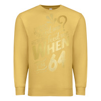 Antique Gold will you still need me when i'm 64 birthday for wife 64 love premium t Premium Sweatshirt - linhVisuals
