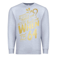 Heather Grey will you still need me when i'm 64 birthday for wife 64 love premium t Premium Sweatshirt - linhVisuals