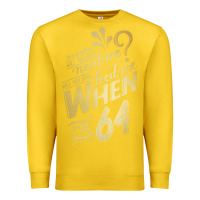 Lemon will you still need me when i'm 64 birthday for wife 64 love premium t Premium Sweatshirt - linhVisuals