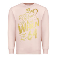 Pale Pink will you still need me when i'm 64 birthday for wife 64 love premium t Premium Sweatshirt - linhVisuals