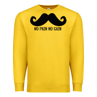 Lemon MUSTACHE Premium Sweatshirt - linhVisuals