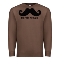Chestnut MUSTACHE Premium Sweatshirt - linhVisuals