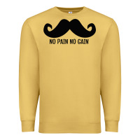 Antique Gold MUSTACHE Premium Sweatshirt - linhVisuals