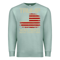 Seafoam vintage usa american flag trump was right about everything pullover ho Premium Sweatshirt - linhVisuals