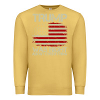 Antique Gold vintage usa american flag trump was right about everything pullover ho Premium Sweatshirt - linhVisuals