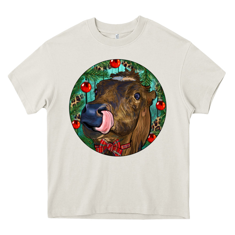 Longhorn Cow Christmas Heavy Core Tee by RanaPortraitStore | Teevron