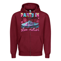 Burgundy party in slow motion Zipper Hoodie - JahusDesignShop