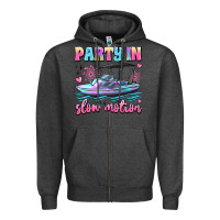 Charcoal Heather party in slow motion Zipper Hoodie - JahusDesignShop