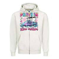 Party In Slow Motion Zipper Hoodie | Teevron