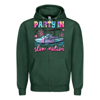 Sports Green party in slow motion Zipper Hoodie - JahusDesignShop