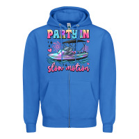 True Royal party in slow motion Zipper Hoodie - JahusDesignShop