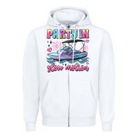 White party in slow motion Zipper Hoodie - JahusDesignShop