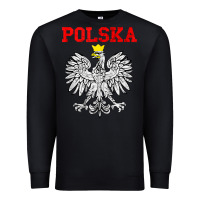 Black polska poland eagle poland heritage polish pride roots tank top Premium Sweatshirt - linhVisuals