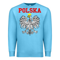 Ocean Blue polska poland eagle poland heritage polish pride roots tank top Premium Sweatshirt - linhVisuals