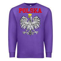 Purple polska poland eagle poland heritage polish pride roots tank top Premium Sweatshirt - linhVisuals