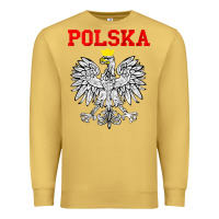 Antique Gold polska poland eagle poland heritage polish pride roots tank top Premium Sweatshirt - linhVisuals