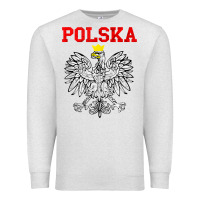 Oatmeal Heather polska poland eagle poland heritage polish pride roots tank top Premium Sweatshirt - linhVisuals
