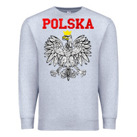 Heather Grey polska poland eagle poland heritage polish pride roots tank top Premium Sweatshirt - linhVisuals