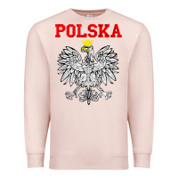 Pale Pink polska poland eagle poland heritage polish pride roots tank top Premium Sweatshirt - linhVisuals