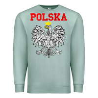 Seafoam polska poland eagle poland heritage polish pride roots tank top Premium Sweatshirt - linhVisuals
