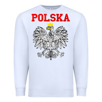 White polska poland eagle poland heritage polish pride roots tank top Premium Sweatshirt - linhVisuals