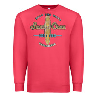 Cardinal santa cruz, ca vintage surfers tshirt Premium Sweatshirt - linhVisuals