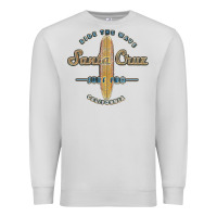 Dove Grey santa cruz, ca vintage surfers tshirt Premium Sweatshirt - linhVisuals