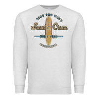 Oatmeal Heather santa cruz, ca vintage surfers tshirt Premium Sweatshirt - linhVisuals