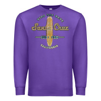Purple santa cruz, ca vintage surfers tshirt Premium Sweatshirt - linhVisuals